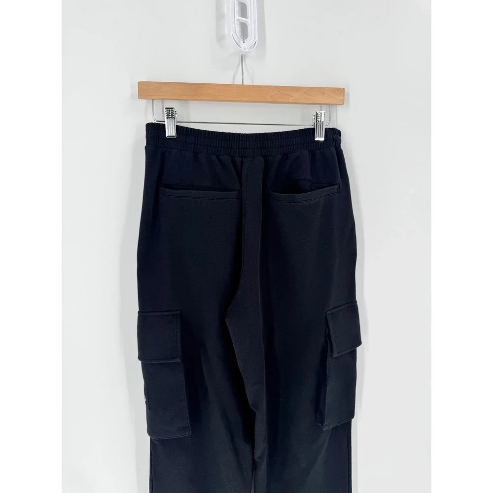 ALO Yoga Cargo Utility Pants Womens XS Black High Waist Soft Washed Pocket